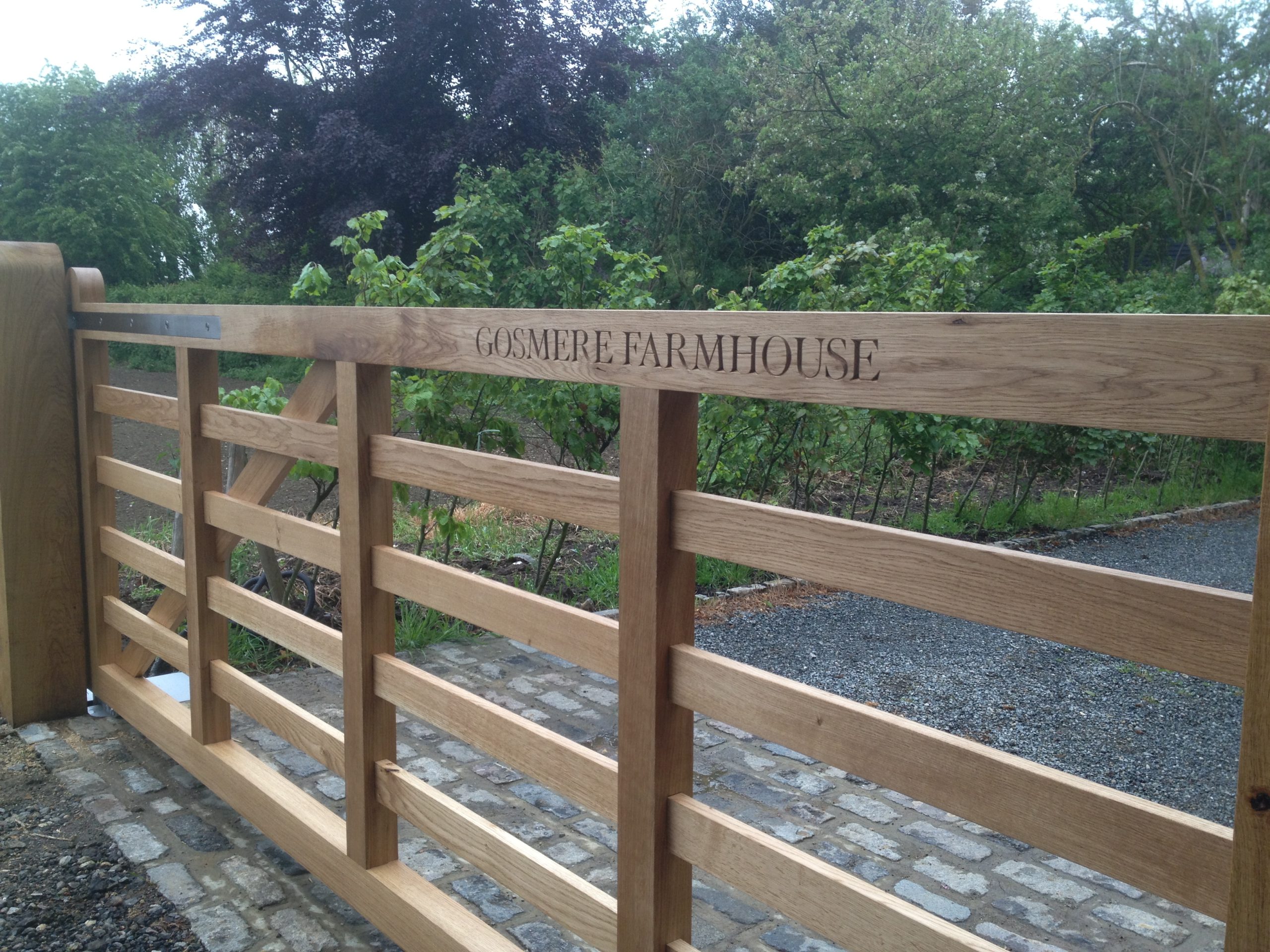 Oak Gosmere Gates in Faversham