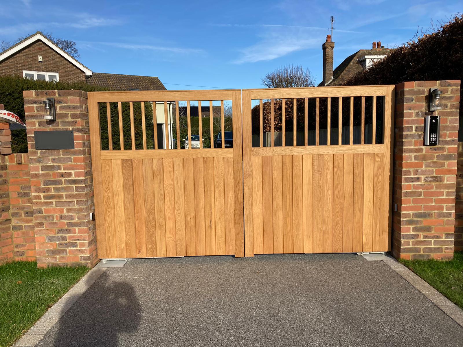 Oak Biddenden Style Gates in Deal